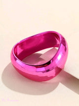 BRAZALETE ONDULADO FUCSIA