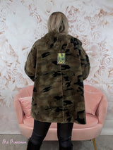 ABRIGO REVERSIBLE CAMUFLAJE VERDE CAZA