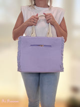 BOLSO SANDY SHOPPER LILA