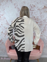 CAMICIA ZEBRA BIANCA