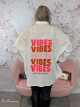 CAMISA OVERSIZE GOOD VIBES