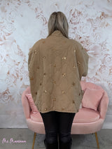 CHAQUETA OVERSIZE KIMONO ESTRELLA