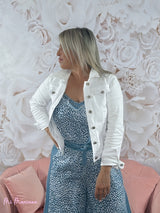 GIACCA IN DENIM BIANCO