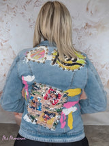 GIACCA IN DENIM CON PATCH