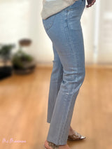 JEANS METALLIZZATI ARGENTO