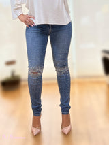 JEANS SKINNY STRASS