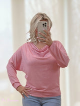 MAGLIA IN MAGLIA FINE ROSA LUCIDO