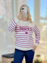 SWEATSHIRT LILAC BISOUS