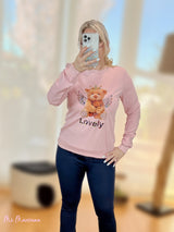 CAMISOLA ROSA ASAS DE URSO BRILLIS