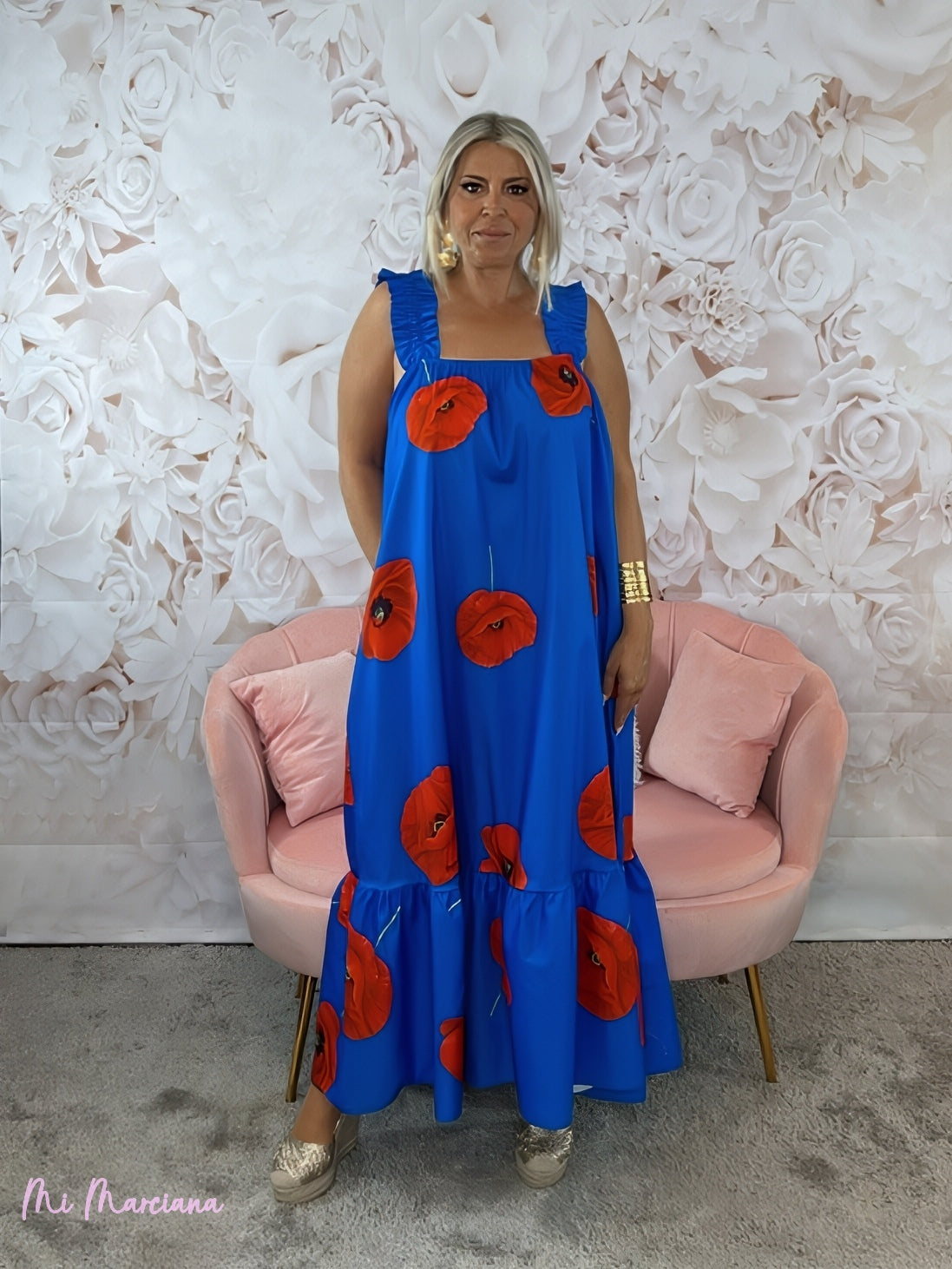 VESTIDO AMAPOLA AZUL KLEIN