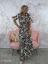 VESTIDO CAMISERO ANIMAL PRINT