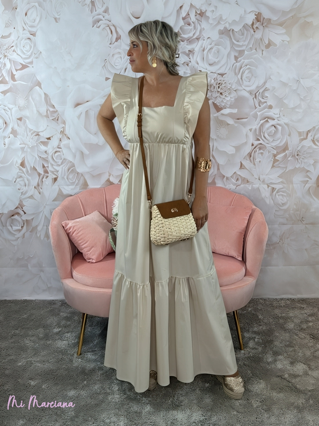 VESTIDO HEIDI BEIGE