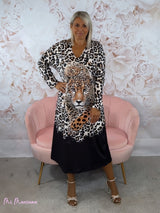 VESTIDO OVERSIZE LEOPARDO