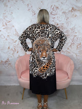 VESTIDO OVERSIZE LEOPARDO