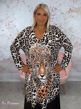 VESTIDO OVERSIZE LEOPARDO