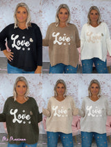 JERSEY OVERSIZE PUNTO GRANDE LOVE