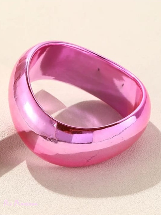 BRAZALETE ONDULADO ROSA